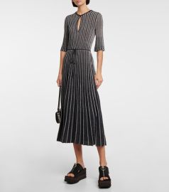 Stella McCartney - Knit midi dress at Mytheresa