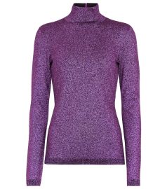 Stella McCartney - Metallic turtleneck sweater at Mytheresa