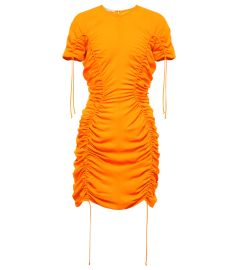 Stella McCartney - Ruched drawstring minidress at Mytheresa