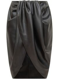 Stella McCartney Altermat Draped Skirt Black at Farfetch