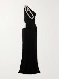 Stella McCartney Braid Detailed Cut Out Maxi Dress at Net a Porter
