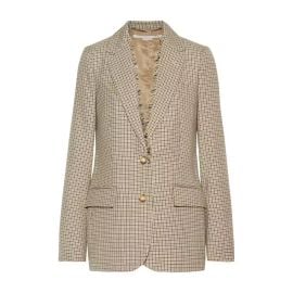 Stella McCartney Checked Wool Blazer at Farfetch