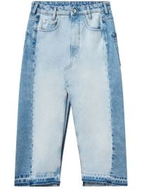 Stella McCartney Cotton Midi Skirt Blue at Farfetch