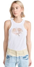 Stella McCartney Crochet Cutout Tank Top Pure White S at Shopbop