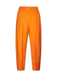 Stella McCartney Cropped Pleated Trousers at Cettire