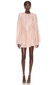 Stella McCartney Delia Long Sleeve Mini Dress in Ballet Pink   FWRD at Forward