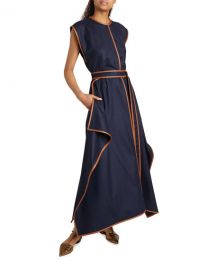 Stella McCartney Eloise Wool Flannel Dress at Neiman Marcus