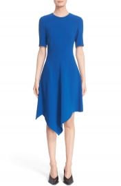 Stella McCartney Handkerchief Hem Cady Dress at Nordstrom