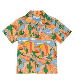 Stella McCartney Kids - Printed cotton shirt at Mytheresa