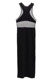 Stella McCartney Levels of Transparency Racerback Knit Midi Dress at Nordstrom