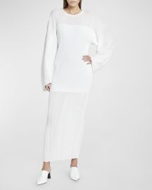 Stella McCartney Lightweight Plisse Knit Maxi Dress at Neiman Marcus