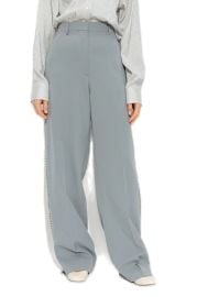 Stella McCartney Low Rise Straight Leg Pants in Mist at Cettire