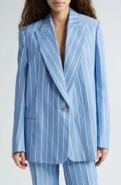 Stella McCartney Oversize Pinstripe Blazer at Nordstrom