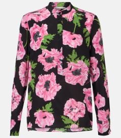 Stella McCartney Poppy floral silk shirt at Mytheresa