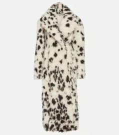 Stella McCartney Printed teddy coat at Mytheresa