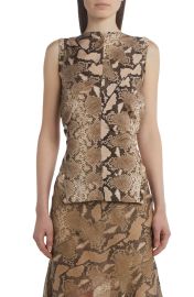 Stella McCartney Python Print Backless Jersey Top at Nordstrom Rack