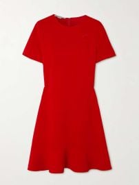 Stella McCartney Ruffled Cady mini dress at Net a Porter