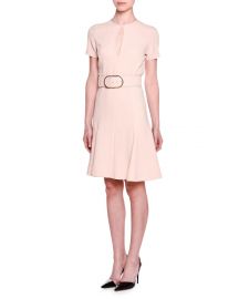 WornOnTV: Juliette’s blush pink short sleeve belted dress on Nashville ...