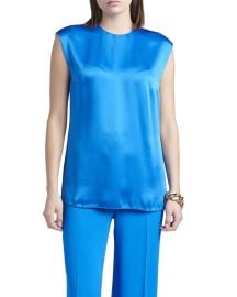 Stella McCartney Sleeveless Satin Top at Neiman Marcus