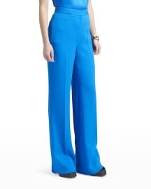 Stella McCartney Straight-Leg Twill Trousers at Neiman Marcus