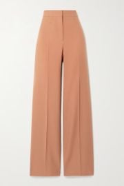 Stella McCartney Straight Leg Wool Twill Pants at Net a Porter