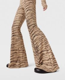 Stella McCartney Tiger Print High Neck Top at Stella McCartney