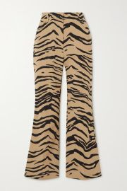 Stella McCartney Tiger Printed Trousers at Net a Porter