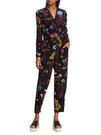 Stella McCartney Tuta Floral Silk Jumpsuit at Saks Off 5th