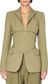 Stella McCartney Waist Hook Front Blazer at Neiman Marcus