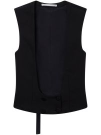 Stella McCartney Wool Tuxedo Vest - at Farfetch