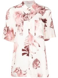 Stella McCartney all-over Graphic Print Silk Shirt - at Farfetch