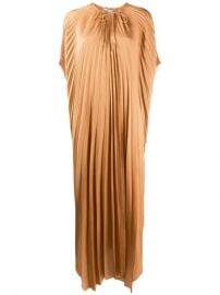 Stella McCartney cape-sleeve Pleated Dress - Farfetch at Farfetch