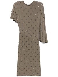 Stella McCartney crystal-embellished Midi Dress Grey at Farfetch