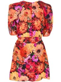 Stella McCartney floral-print Silk Mini Dress - at Farfetch