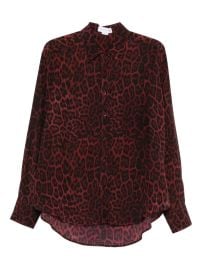Stella McCartney leopard-print Buttoned Shirt Red at Farfetch