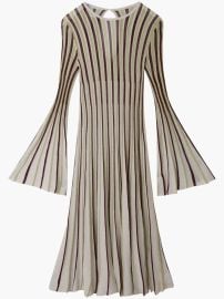Stella McCartney lurex-detail Striped Maxi Dress Neutrals at Farfetch