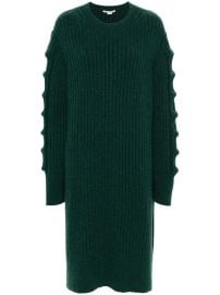 Stella McCartney round-neck Midi Knitted Dress Green at Farfetch