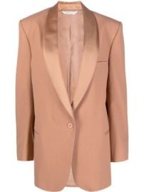 Stella McCartney satin-lapel single-breasted Blazer - at Farfetch