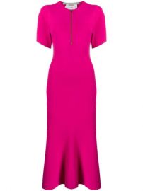 Stella McCartney zip-front Flared Dress - Farfetch at Farfetch