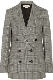 Stella McCartneyandnbspandnbspPrince of Wales check stretch-wool double-breasted blazer at Net A Porter