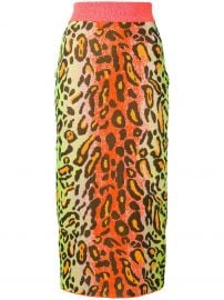 Stella Mccartney leopard skirt at Farfetch