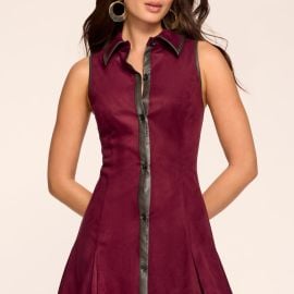 Stella Pleated Mini Dress at Ramy Brook