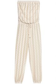 Stella crochet-knit jumpsuit at The Outnet