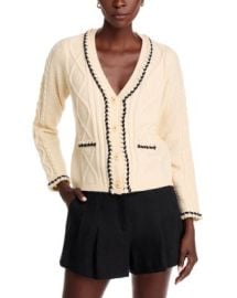 Stellah Cable Knit Cardigan Bloomingdales at Bloomingdales