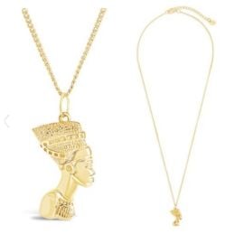 Sterling Forever Jewelry Nwt Egyptian Pharaoh Bust Pendant Necklace Poshmark at Poshmark