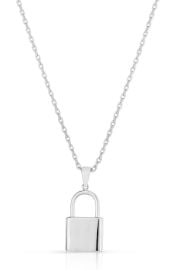 Sterling Silver Padlock Pendant Necklace at Nordstrom Rack