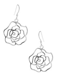 Sterling Silver Rose Earrings at Lord & Taylor