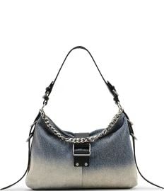 Steve Madden Balyssa Chain Charm Buckled Slouchy Hobo Bag Dillardx27s at Dillards