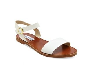 Steve Madden Donddi Flat Sandals in White at Macys