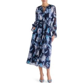 Steve Madden Elexa Long Sleeve Midi Dress in Blurry Floral at Nordstrom Rack at Nordstrom Rack